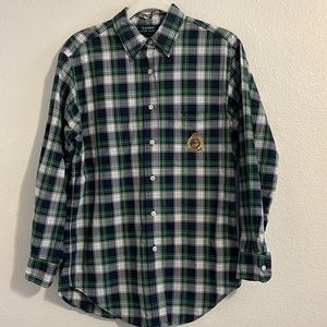 Lauren Ralph Lauren Plaid Long Sleeve Button Down Shirt